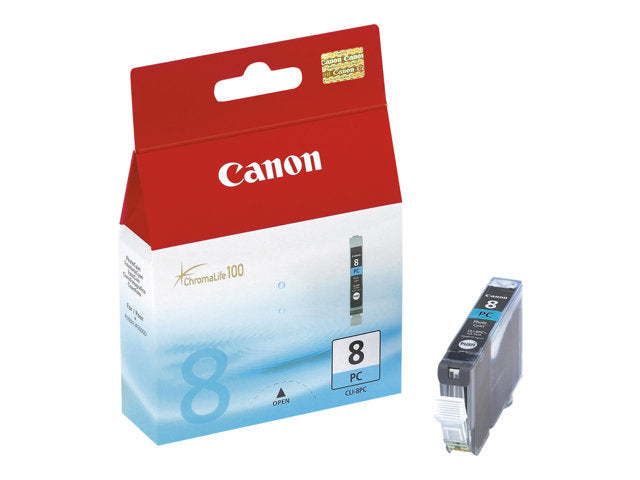 CANON CLI-8PC cartouche dencre photo cyan capacité standard 13ml 5.080 pages pack de 1