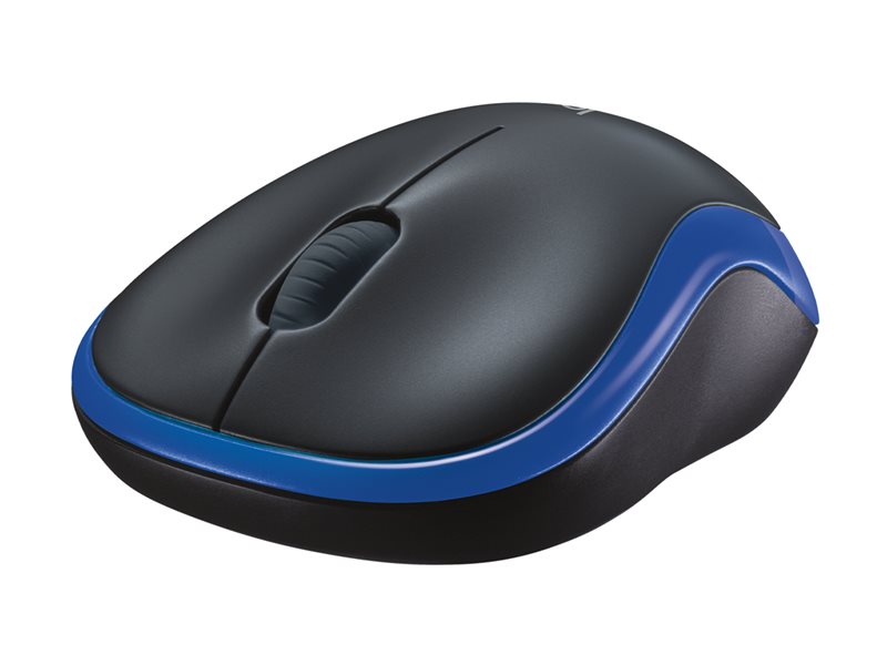 LOGITECH M185 Mouse optical wireless 2.4 GHz USB wireless receiver blue