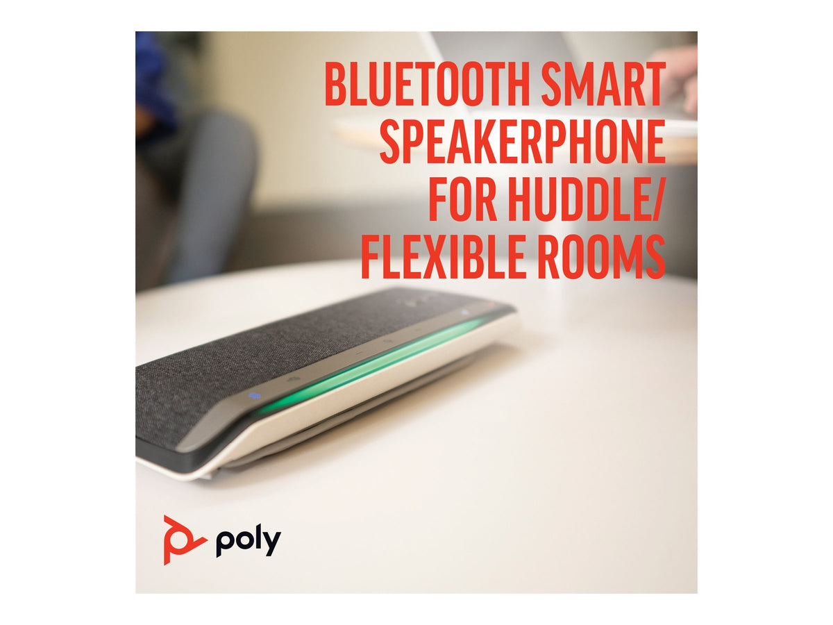 HP Poly Sync 40 Smart Speakerphone Bluetooth Wireless USB-A USB-C Microsoft Teams Certified Speakerphone Zoom cert.