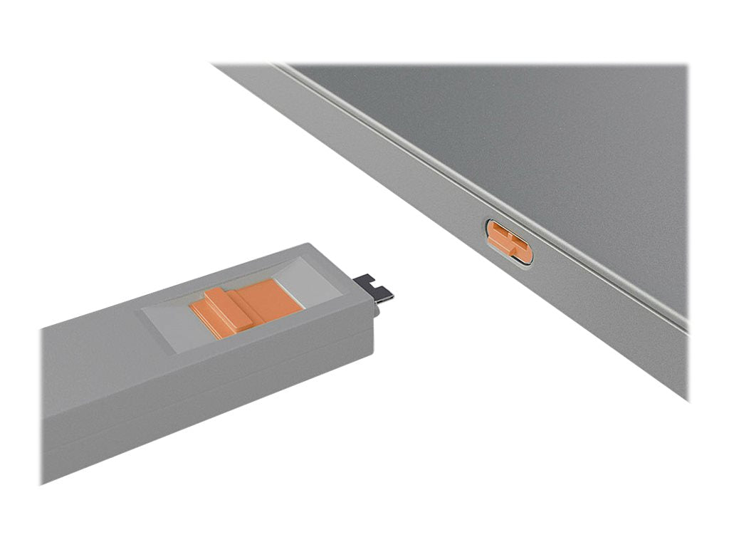 LINDY USB Type C Port Blocker orange