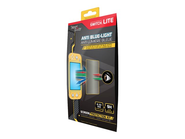 STEELPLAY Verre Protection Ecran 9H Anti Lumiere Bleue SWITCH LITE