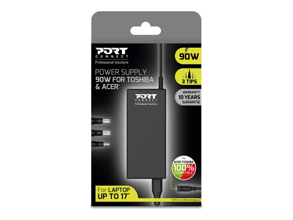 PORT DESIGNS POWER SUPPLY 90 W - ACER/TOSHIBA - EU