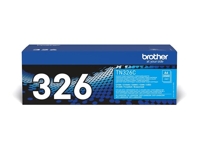 BROTHER TN-326C cartouche de toner cyan haute capacité 3.500 pages pack de 1