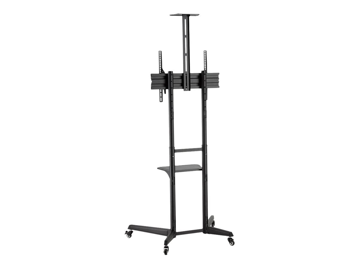 NEOMOUNTS FL50-550BL1 Support au sol mobile pour écran 37-70p - étagère multimédia et support caméra inclus