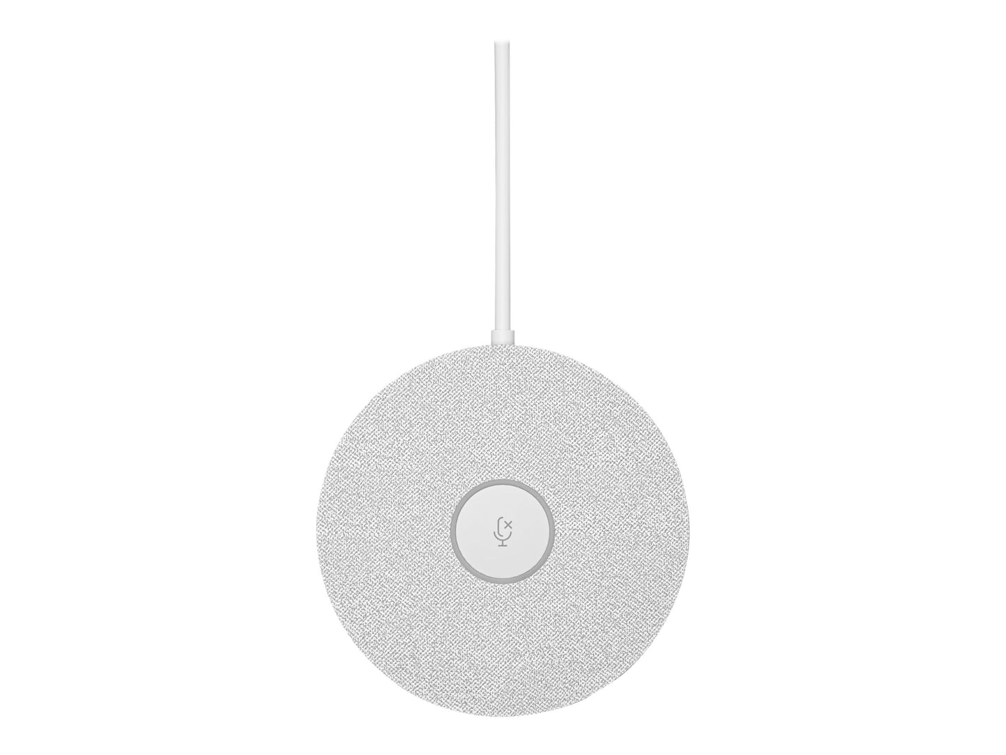 LOGITECH LOGITECH Rally Mic Pod Microphone white Skype Certified Zoom Certified Cisco Webex Certified for Rally Bar Plus Room Solution Large