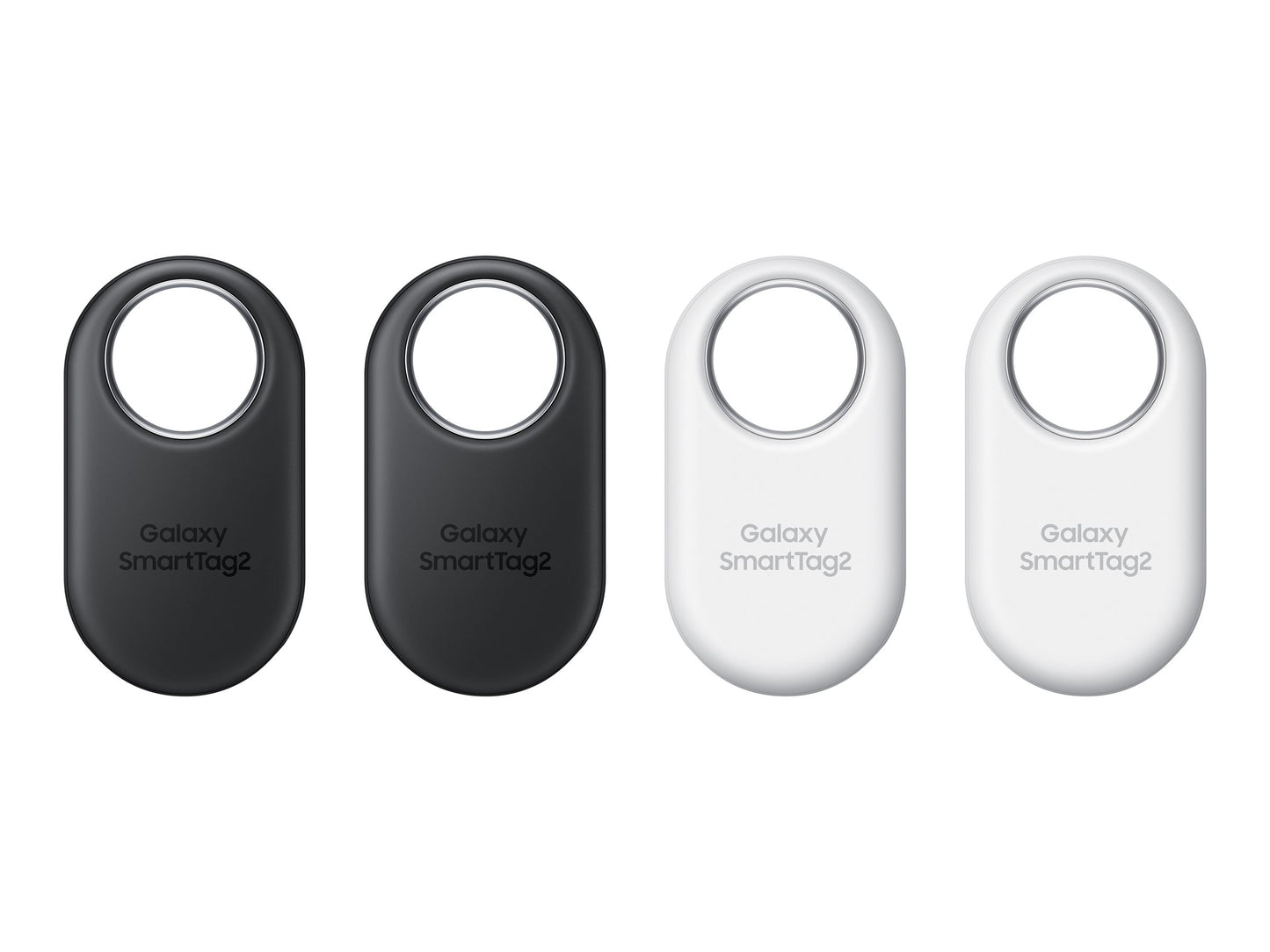 SAMSUNG SAMSUNG Galaxy SmartTag2 - Balise Bluetooth anti-perte - noir, blanc (pack de 4)