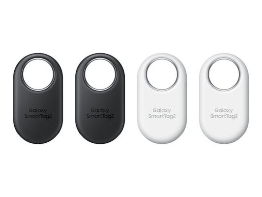 SAMSUNG SAMSUNG Galaxy SmartTag2 - Balise Bluetooth anti-perte - noir, blanc (pack de 4)