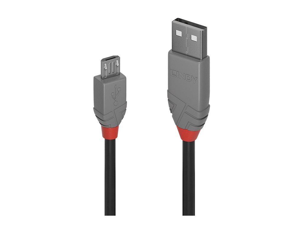 LINDY LINDY Câble USB 2.0 type A vers Micro-B Anthra Line 2m