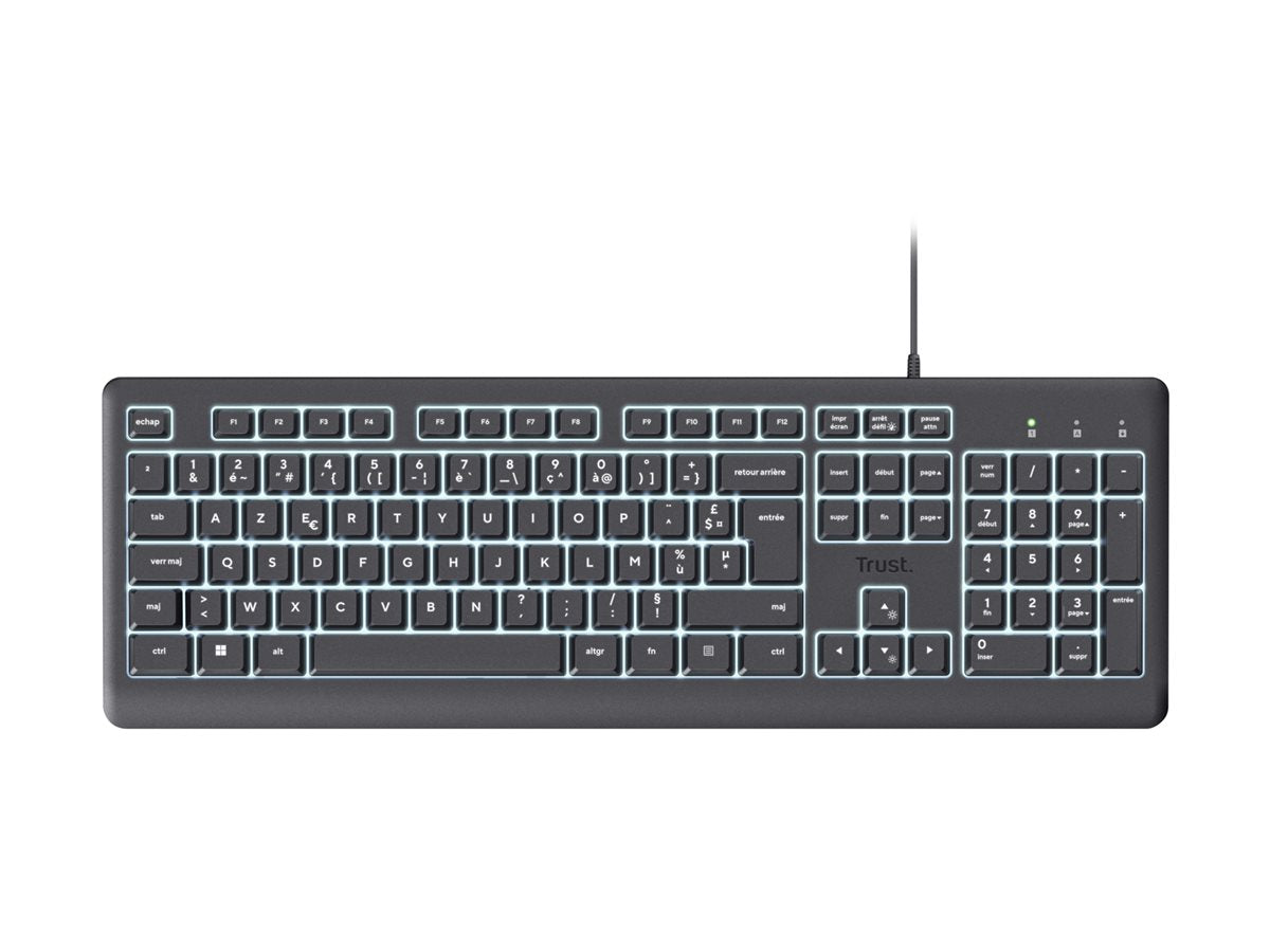 TRUST Clavier filaire PRIMO rétro-éclairé