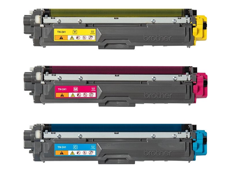 BROTHER TN241C/M/Y rainbow pack multi pack toners C/M/Y 1400pages/cartridge