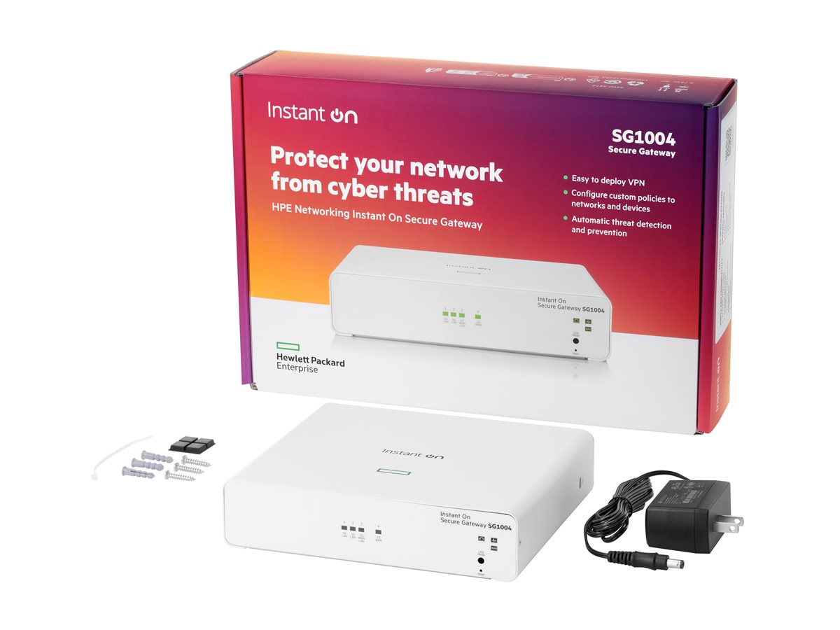 HPE Networking Instant On Secure Gateway 4-port Gigabit SG1004 EU en