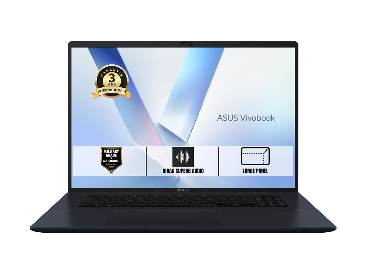 ASUS Vivobook M1807GA-PRO-DISS8116X AMD RYZEN AI 7 445 18p WUXGA DDR5 16Go 512Go PCIE G4 SSD AMD Radeon Graphics W11P Blue