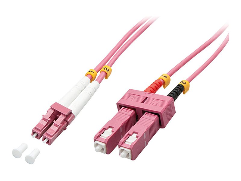 LINDY Optic Cable LC/SC OM4 3m 50/125 Multimode