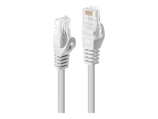 LINDY Basic Cat.6 U/UTP Cable White 1m