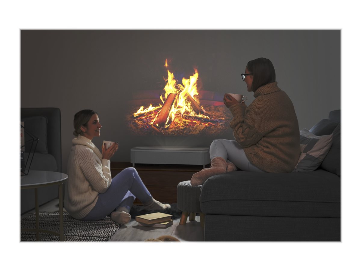 EPSON EPSON EH-LS800W Projecteur Laser UST-4K PRO-UHD Home Cinema- 16: 9- 4000 lumens-2 500.000: 1- 3x HDMI - Android TV™ Bluetooth- Blanc