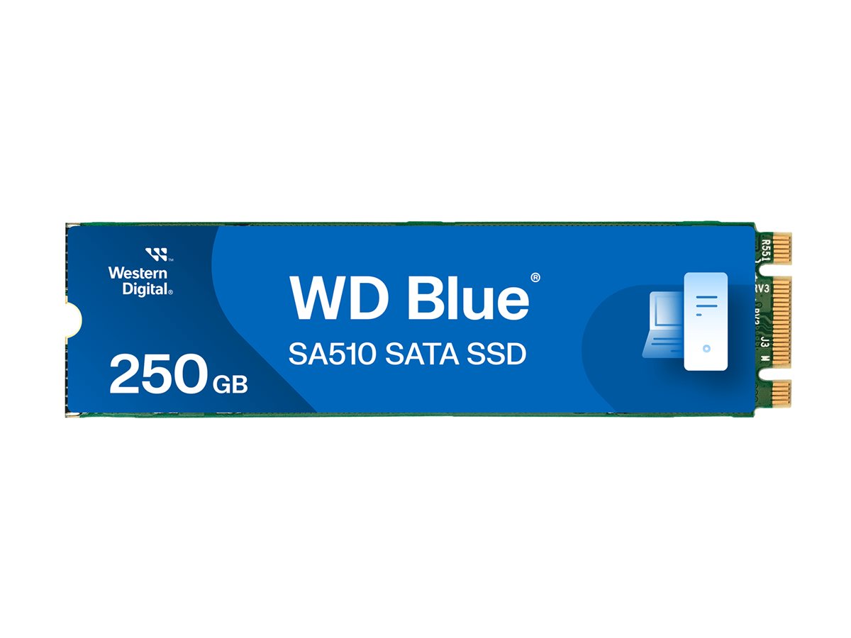 SANDISK WD Blue SA510 SSD 250Go M.2 2280 SATA III 6Gb/s internal single-packed POWERED BY SANDISK