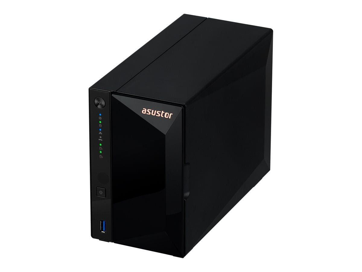 ASUSTOR AS3302T v2 - NAS 2 baies - Realtek RTD1619B - 2Go DDR4 - 2.5 GbE - Tour - Garantie 3 ans