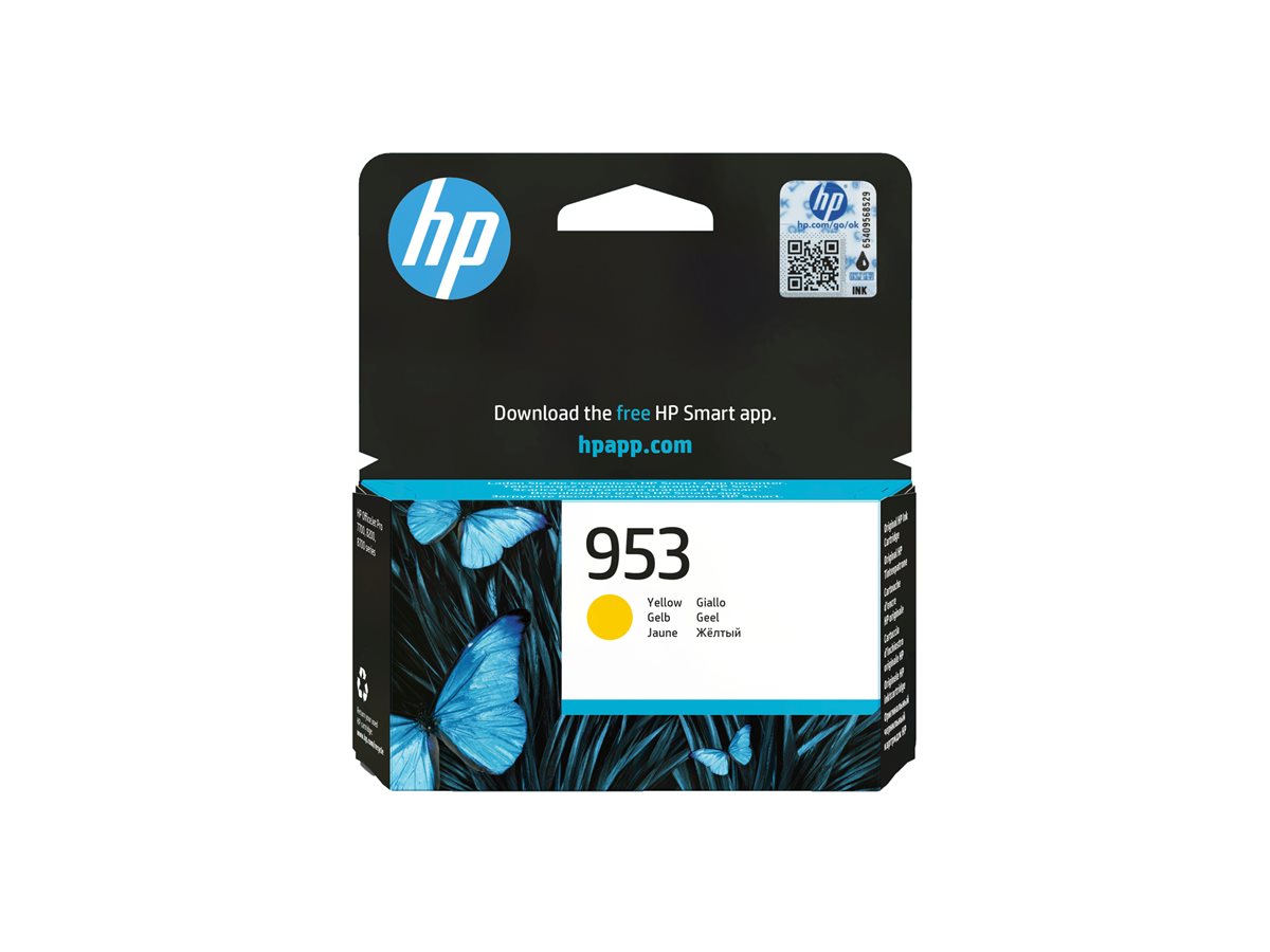 HP 953 original Ink cartridge F6U14AE BGX Yellow 700 Pages