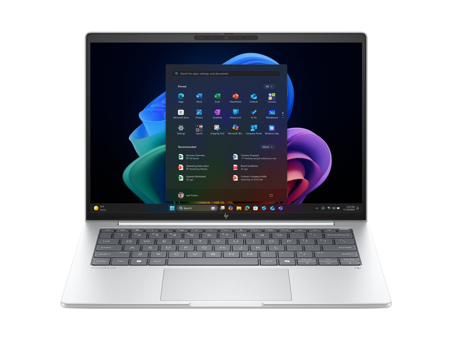 HP INC. HP EliteBook 8 G1i IA Nouvelle génération Intel Core Ultra 5 226V 14p WUXGA 16Go LPDDR5X 512Go SSD UMA W11P 1yr Wrty Copilot + PC