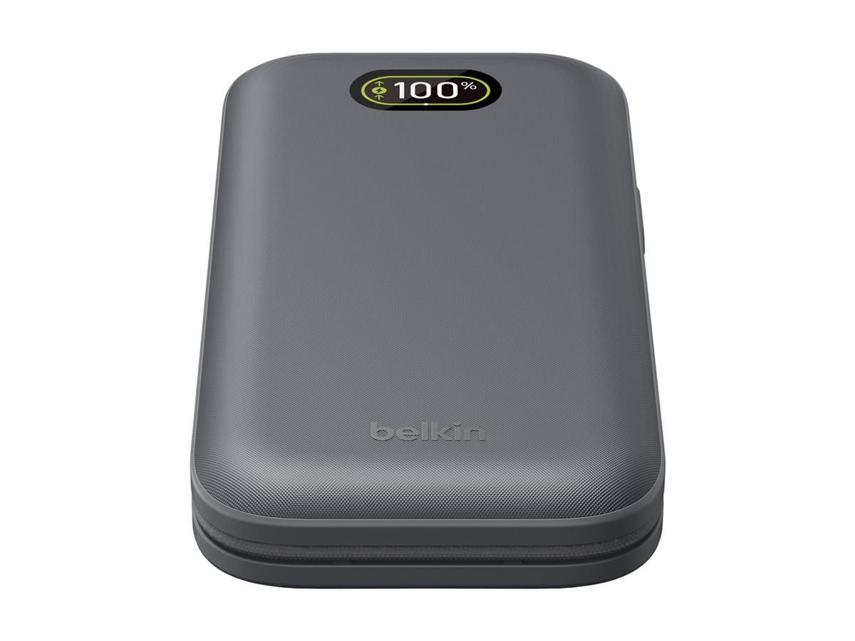 BELKIN BoostCharge 27k 240wPD Power Bank with Integrated cable and digital display