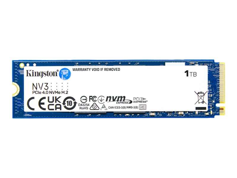 KINGSTON 1000Go NV3 M.2 2280 PCIe 4.0 NVMe SSD