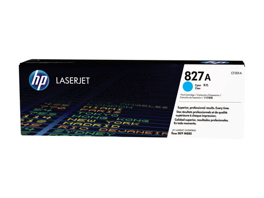 HP 827A original Toner cartridge CF301A cyan standard capacity 32.000 pages 1-pack