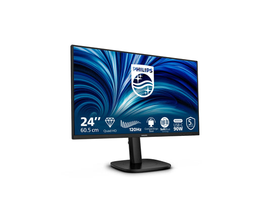 PHILIPS 24B2U3601/00 23.8p IPS QHD 120Hz 350cd/m2 4ms HDMI2.1 DP USB-C DP ALT PD90W RJ45 USB HUB