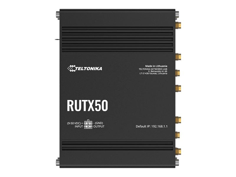 TELTONIKA NETWORKS RUTX50 DUAL SIM 5G/4G/LTE router