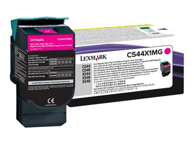LEXMARK LEXMARK C54X, X54x cartouche de toner magenta très haute capacité 4.000 pages pack de 1 retour programme