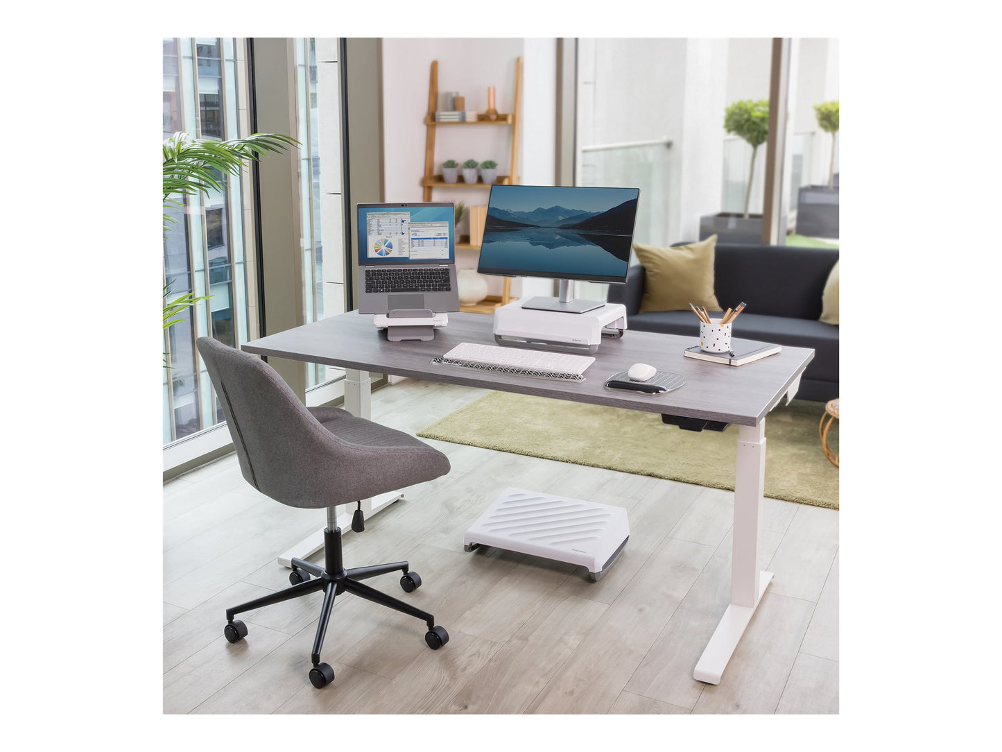 FELLOWES FELLOWES Breyta Foot Rest White