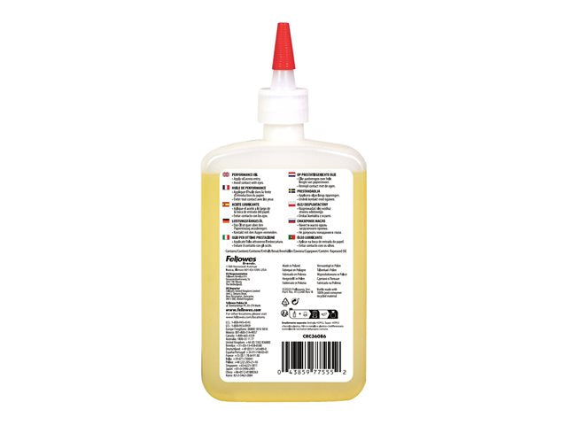 FELLOWES Powershred bottled lubricant 355ml