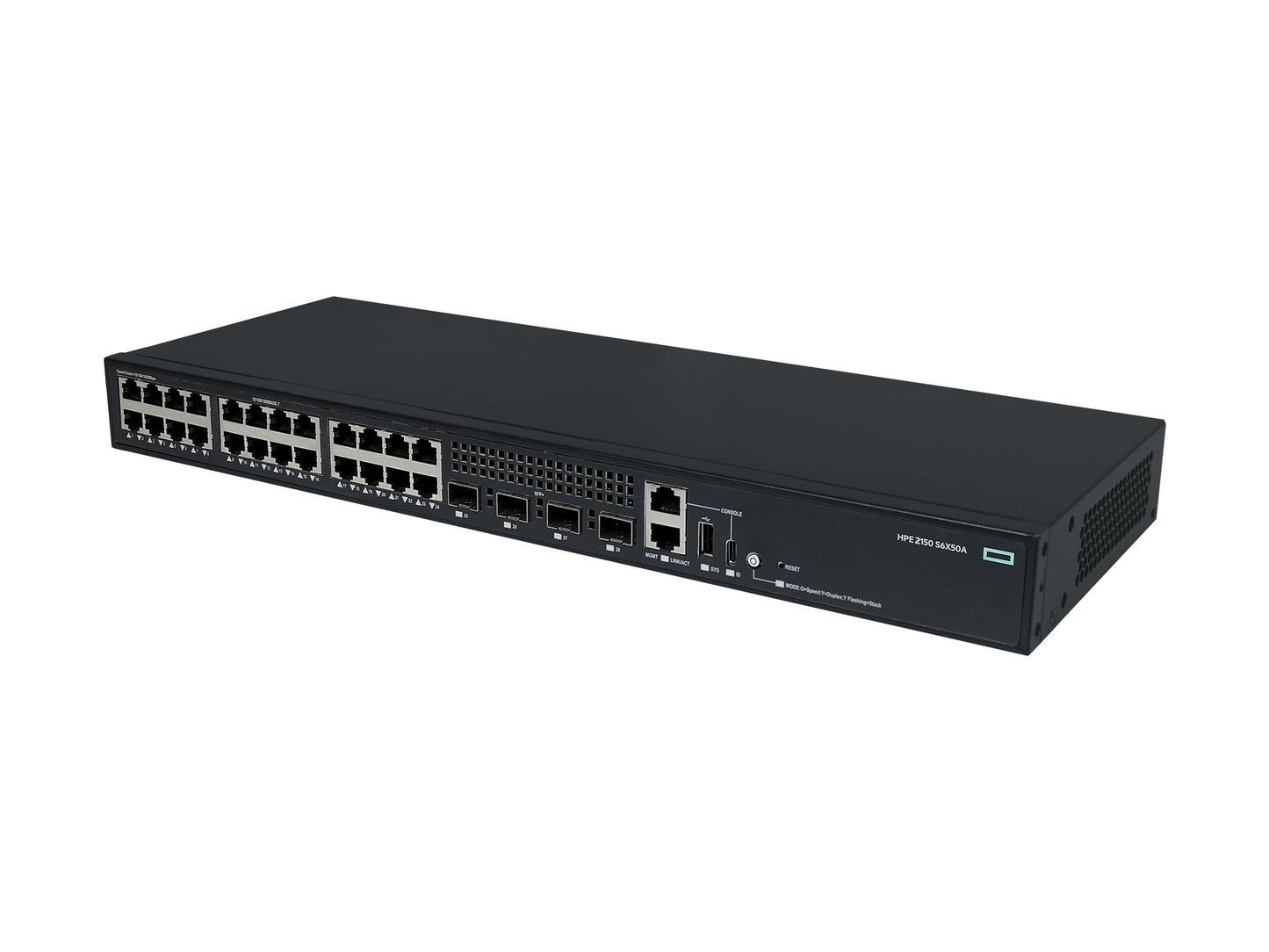 HEWLETT PACKARD ENTERPRISE HPE Networking CW 2150 24p 10M/100M/1G 4p SFP+ 1G/10G Switch EU en