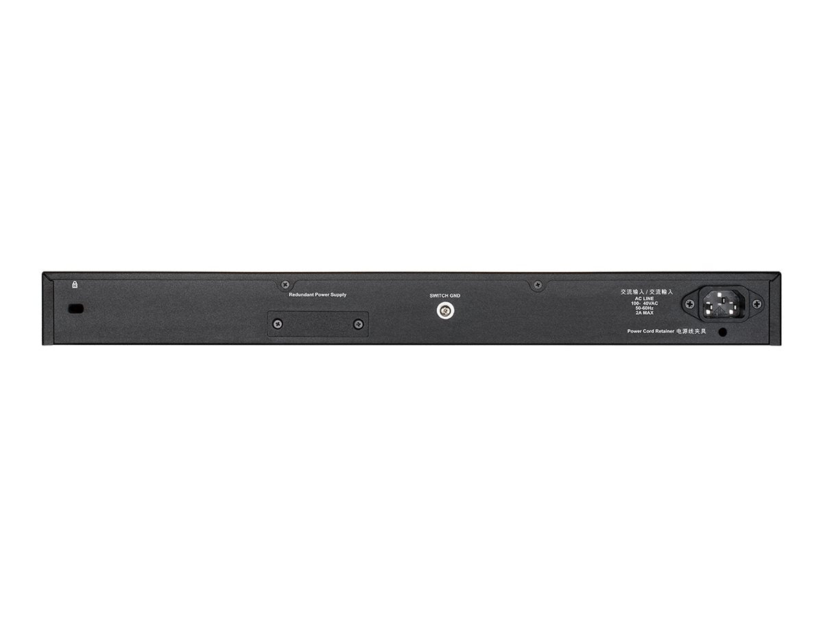 D-LINK D-LINK L3 Light Switch 24 SFP ports & 2 10GBASE-T ports & 4 10GbE SFP+ Ports Physical Stack Up To 9 Units