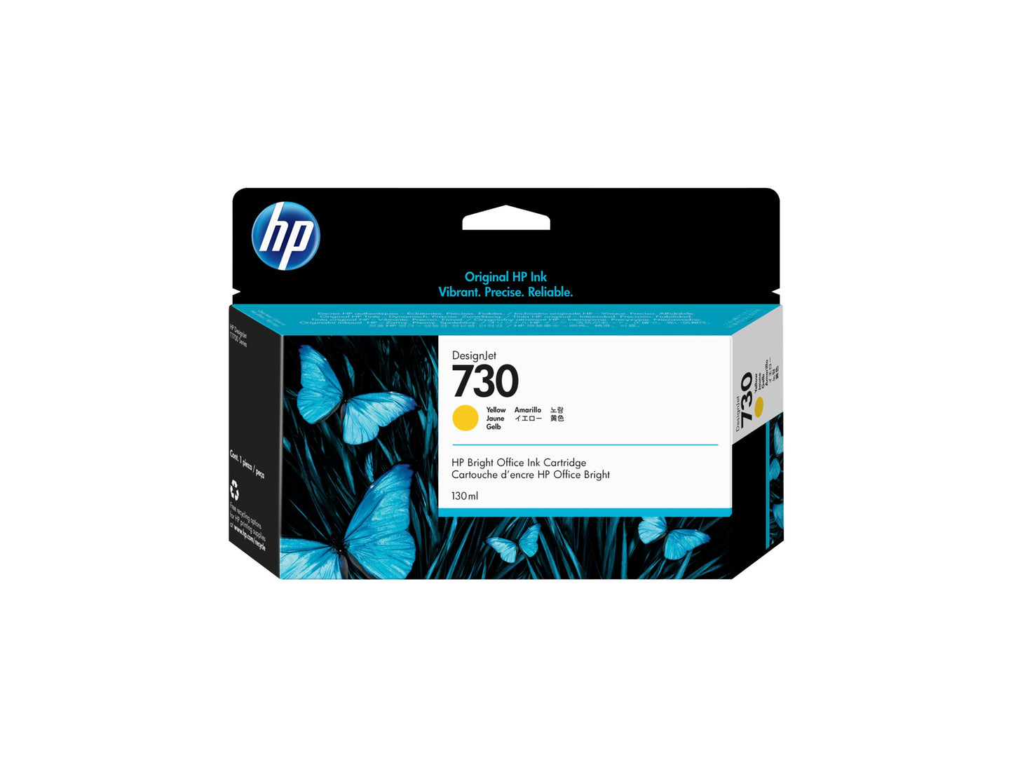 HP 730 130 ml Yellow Ink Cartridge