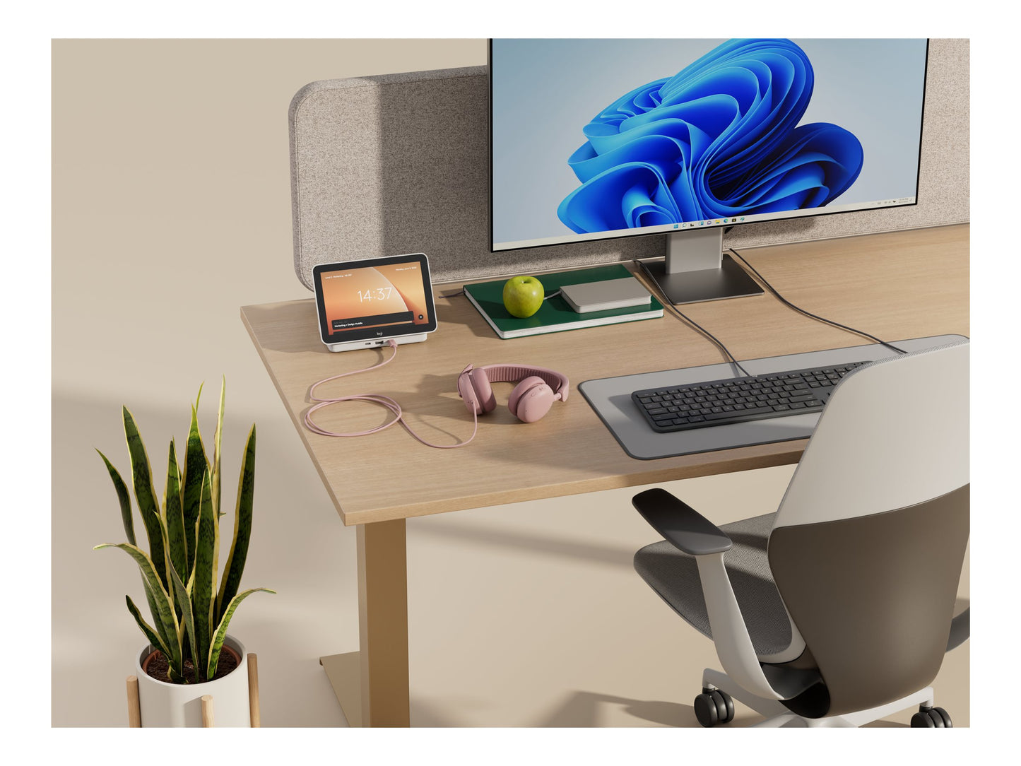 LOGITECH LOGITECH Zone Wired 2 for Business - ROSE