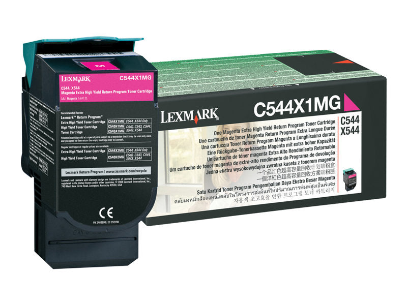LEXMARK LEXMARK C54X, X54x cartouche de toner magenta très haute capacité 4.000 pages pack de 1 retour programme