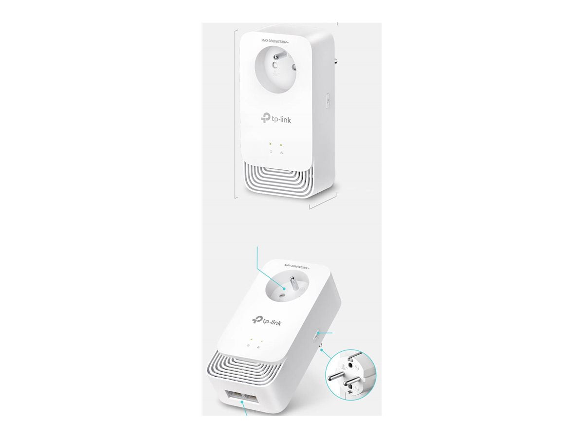 TP-LINK G.hn2400 Passthrough Powerline KIT