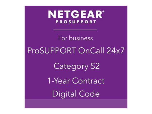 NETGEAR ONCALL 24x7 CATEGORY S2 1YR