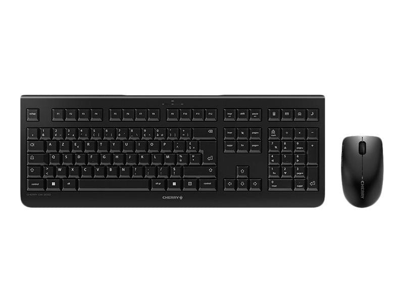 CHERRY CHERRY DW 3000 Black USB Wireless Keyboard/Mouse Set (FR)