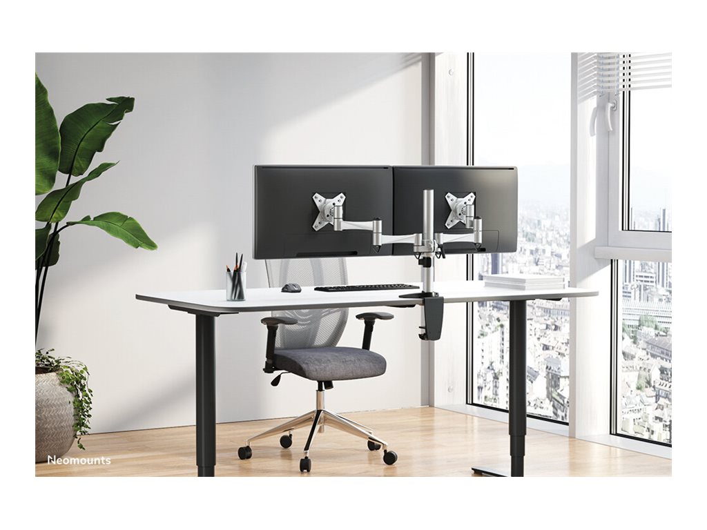 NEOMOUNTS FPMA-D1330DSILVER Support décran à fixer 10-27p