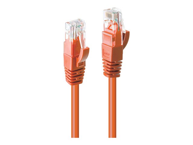 LINDY Cat.6 UTP Cable Orange 0.3m