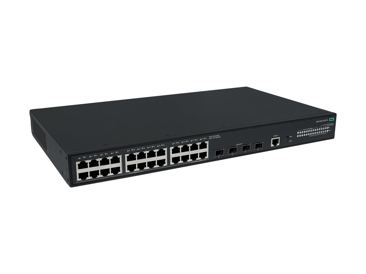 HEWLETT PACKARD ENTERPRISE HPE Networking CW 2050 24p 10/100/1000BT PoE+ 4p SFP 1G/2.5G 420W Sw EU en