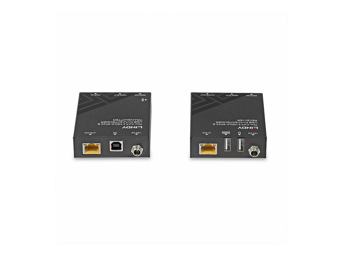 LINDY 70m Cat.6 HDMI 4K60 & USB KVM Extender
