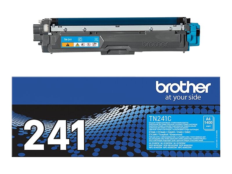 BROTHER TN241C HL-3140CW/3150CDW/3170CDW cartouche de toner cyan capacité standard 1.400 pages pack de 1