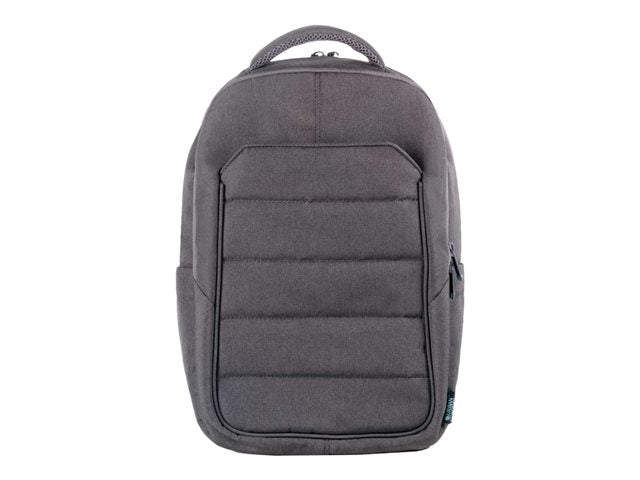URBAN FACTORY Eco-designed laptop backpack made from recycled PET. Its structure is reinforced with high density foam