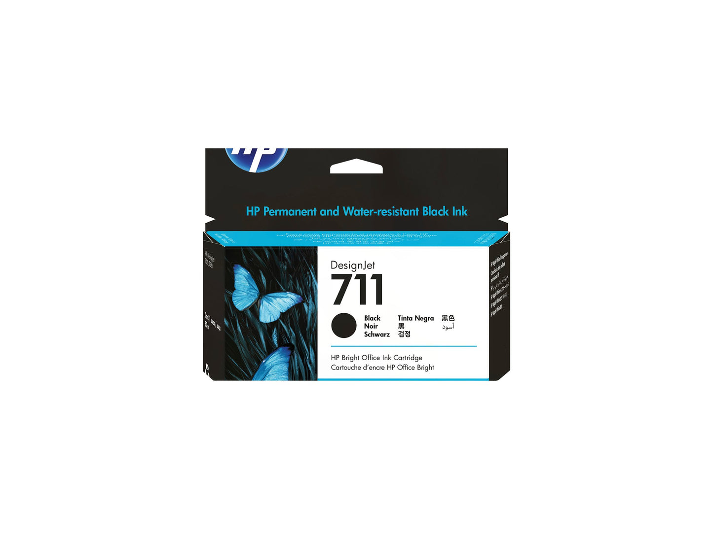 HP 711 original Ink cartridge CZ133A black high capacity 80ml 1-pack