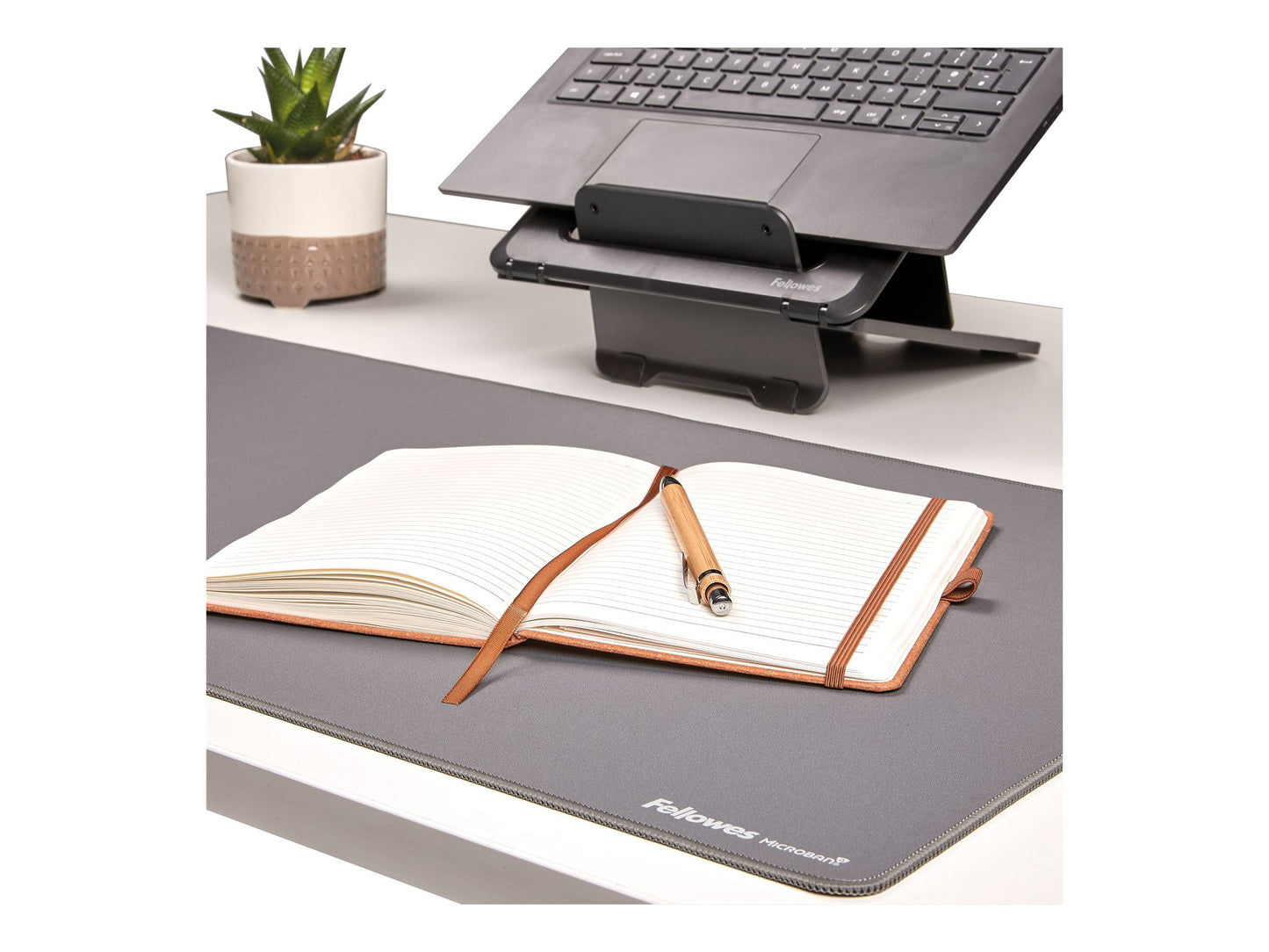 FELLOWES TAPIS SOUS MAIN DE BUREAU GRIS