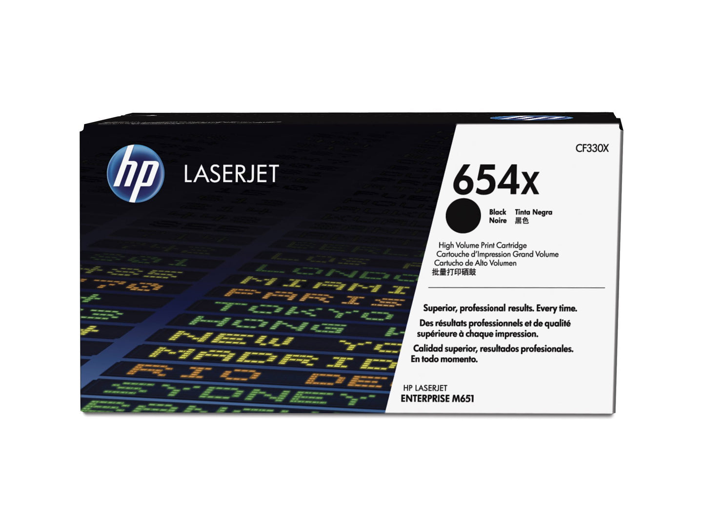 HP 654X original Toner cartridge CF330X black high capacity 20.500 pages 1-pack