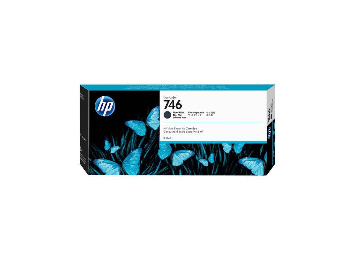 HP 746 300-ml Matte Black Ink Cartridge