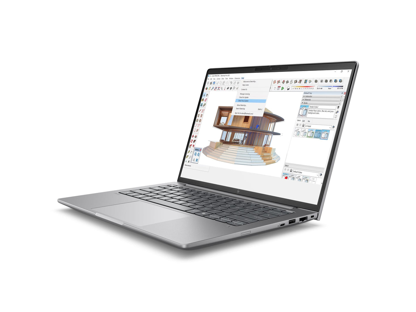 HP ZBook 8 G1i Intel Core Ultra 7 255H 14p WUXGA 16Go 1To Intel Arc 140T W11P 3/3/3